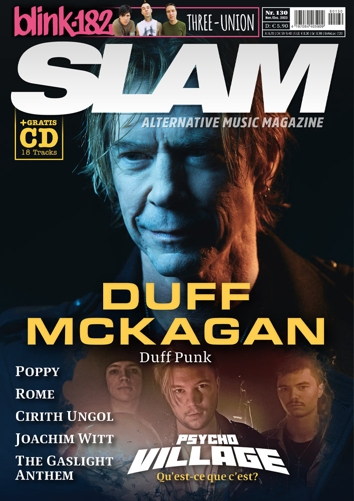 SLAM alternative music magazine #130 (Nov./Dez. 2023) mit CD!!