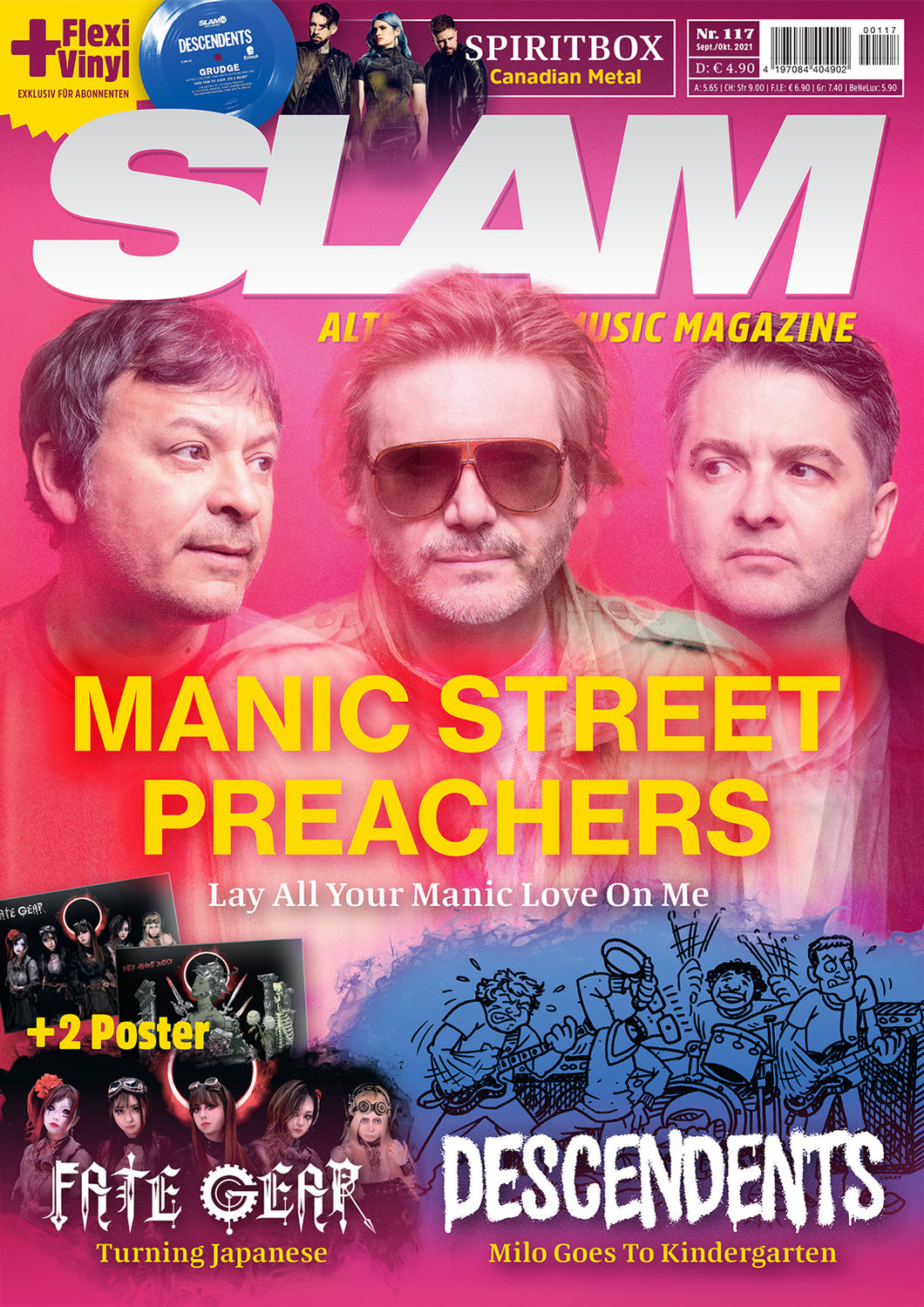 SLAM alternative music magazine #117 (Sept./Okt. 2021)