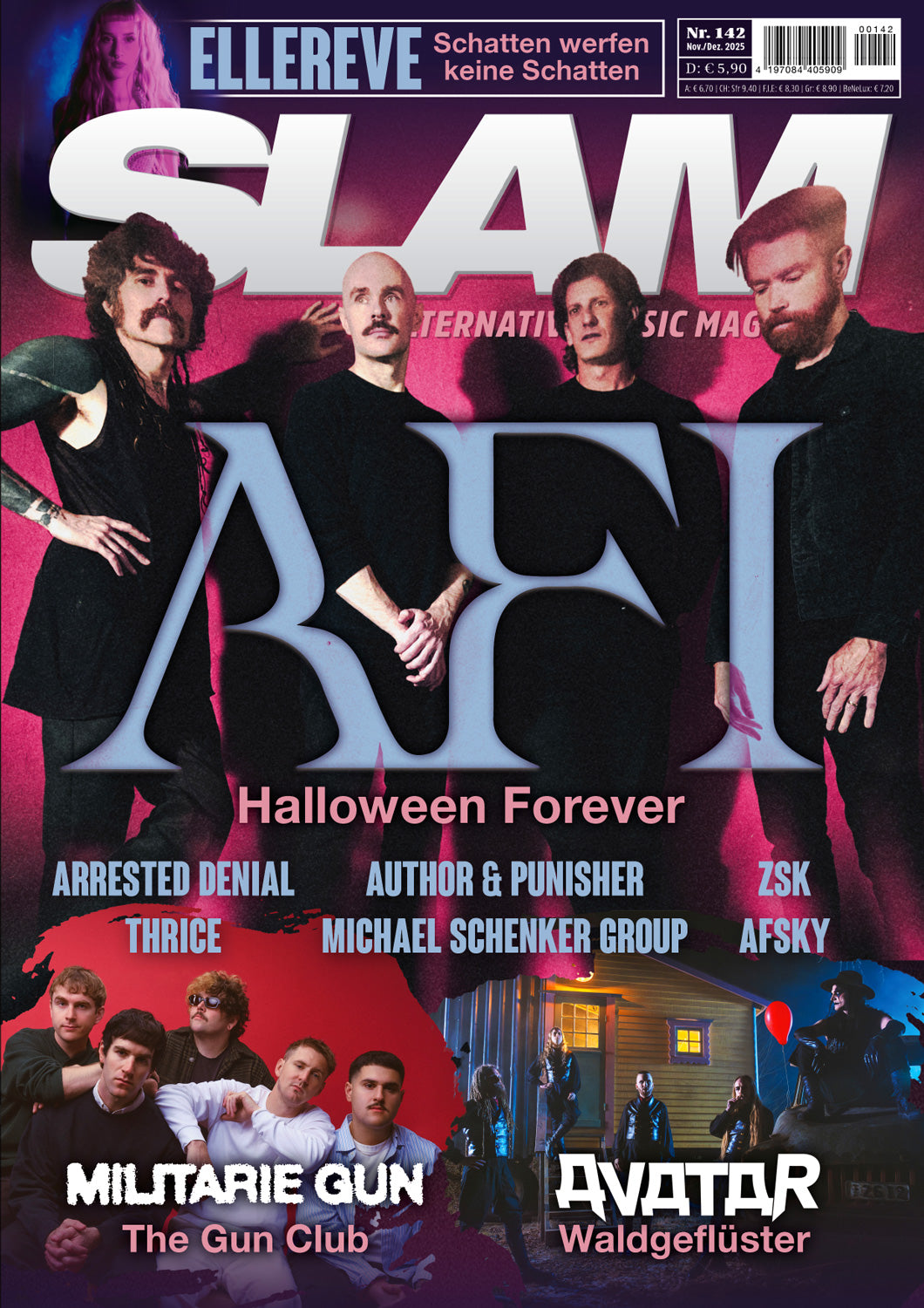 SLAM alternative music magazine #142 (Nov./Dez. 2025)