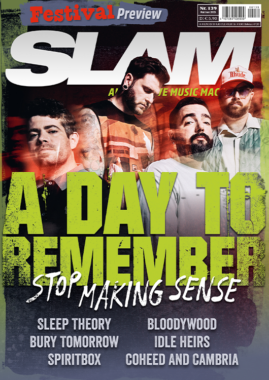 SLAM alternative music magazine #139 (Mai/Juni 2025)