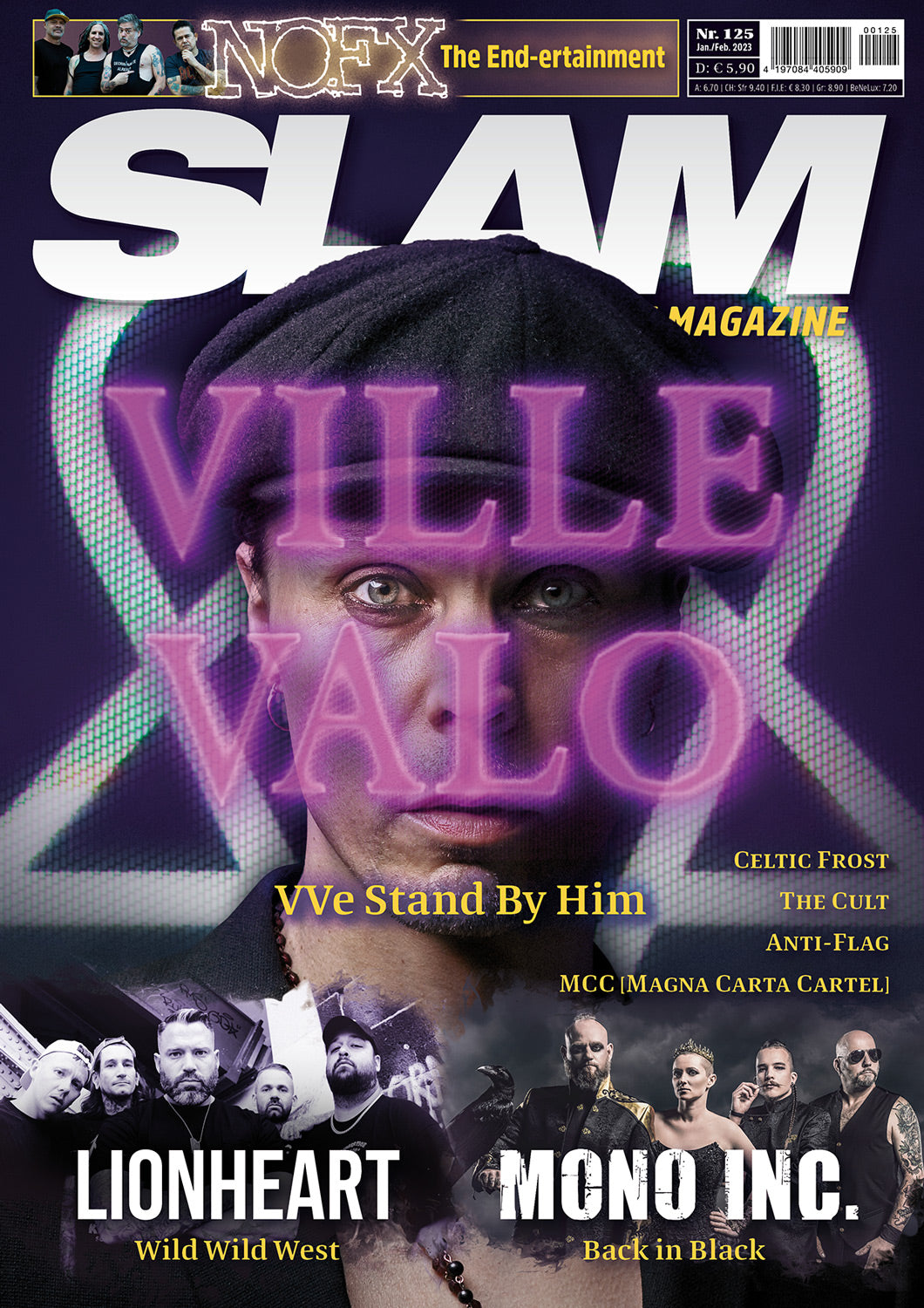 SLAM alternative music magazine #125 (Jan./Feb. 2023)