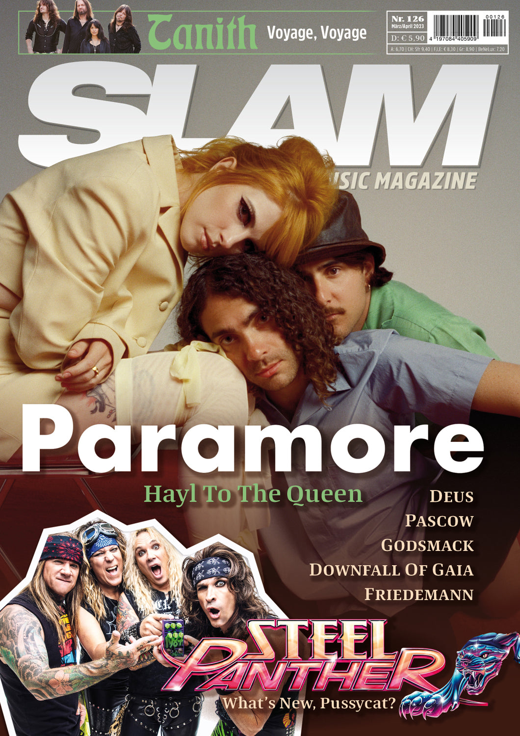 SLAM alternative music magazine #126 (März/April 2023)